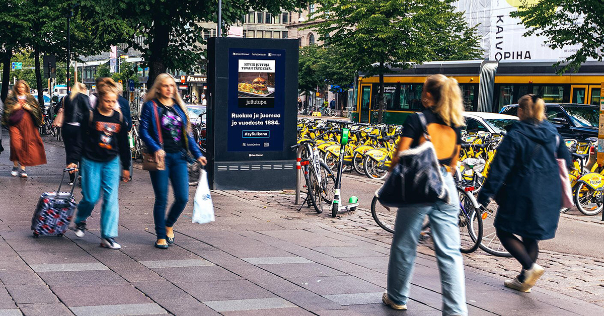 #syöulkona-campaign captivated the metropolitan street scene