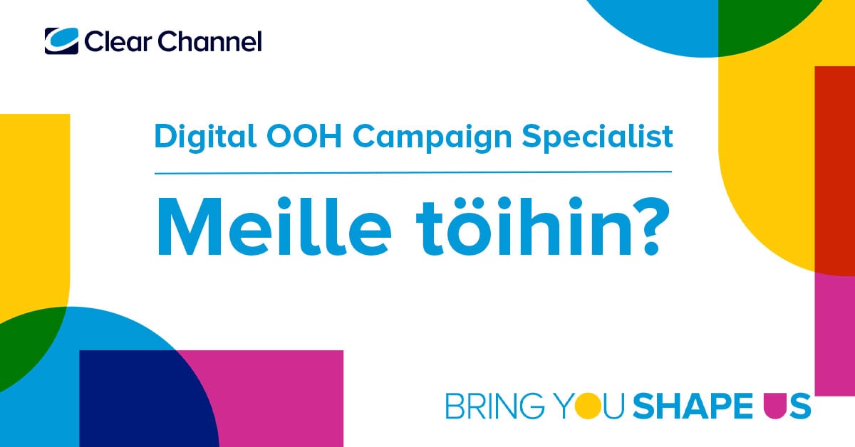 Avoin työpaikka: Digital OOH Campaign Specialist