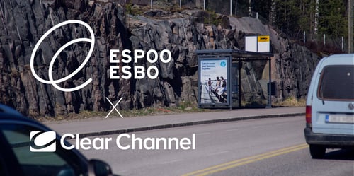Espoon julkisen liikenteen pysäkkikatosyhteistyömme jatkuu