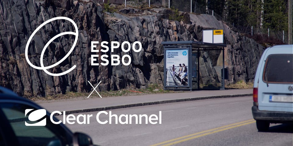 Espoon julkisen liikenteen pysäkkikatosyhteistyömme jatkuu