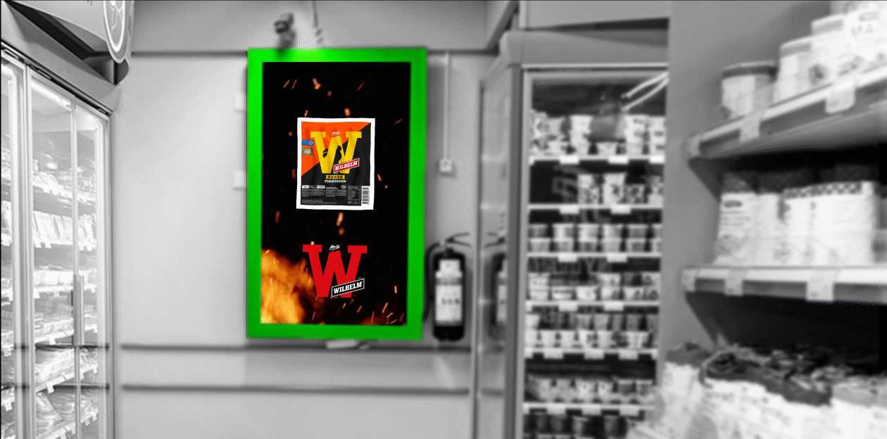 Wilhelm Makkara Store Digital -mainos
