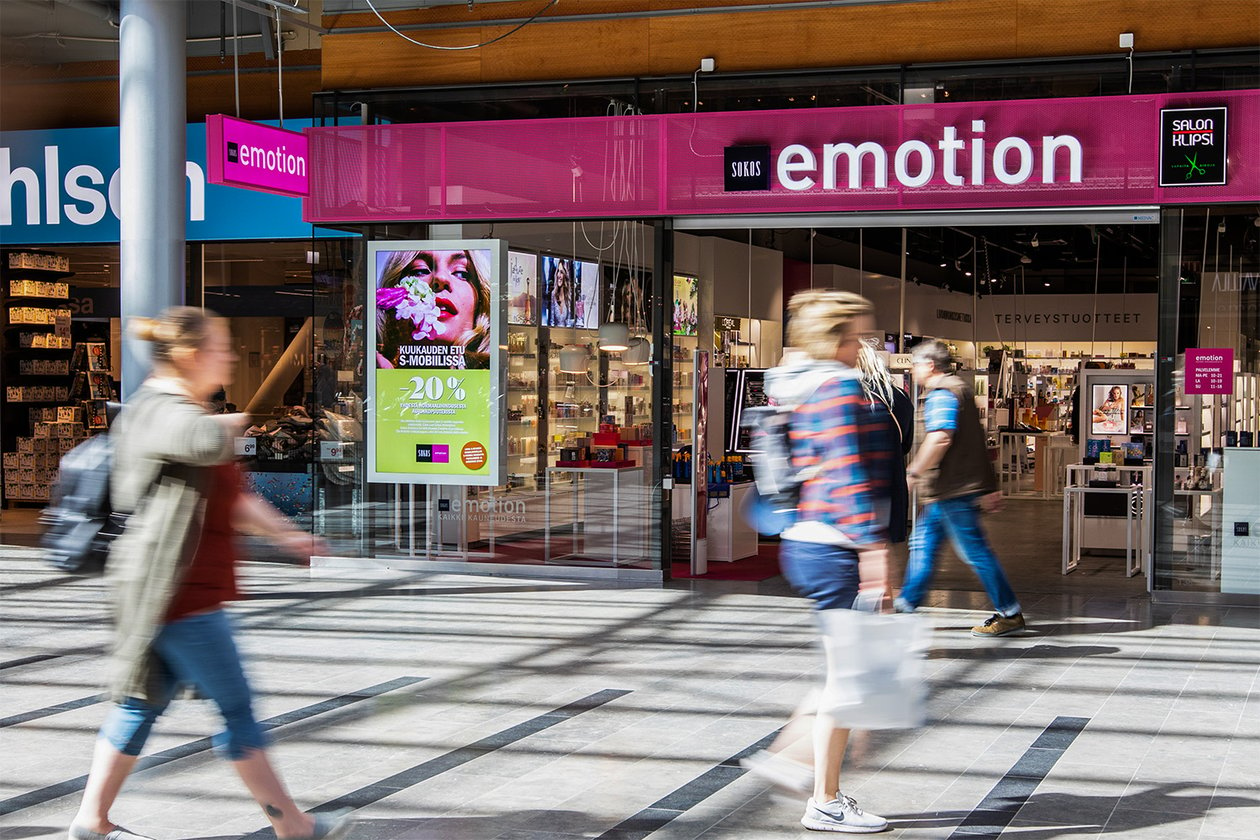 Store Digital Sokos Emotion + Sokos Triple Shopping Walls
