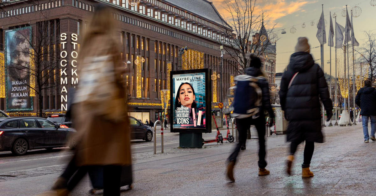 Loréal Finland Adshel Helsinki