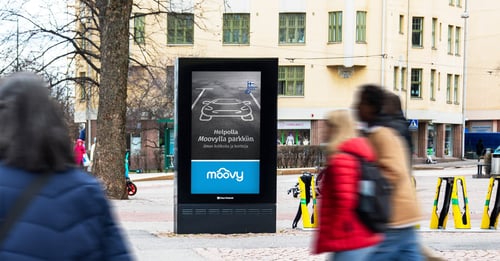 Ohjelmallisesti ostettu Moovyn kampanja saavutti autoilijat tehokkaasti