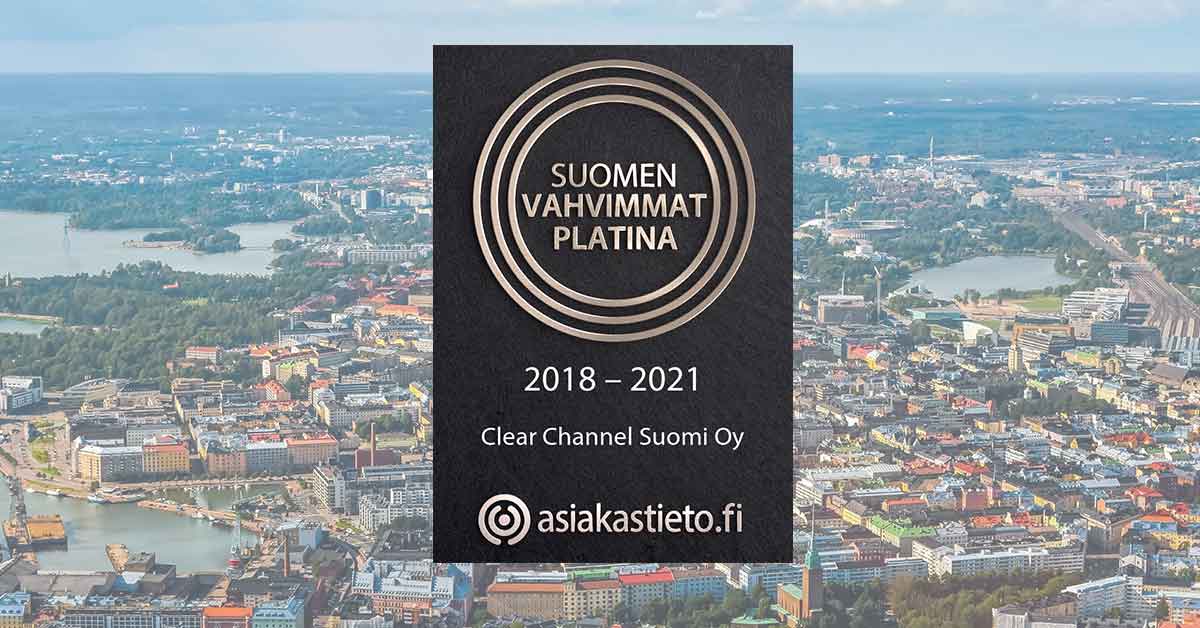 Clear Channel Jälleen Suomen Vahvimpien Joukkoon