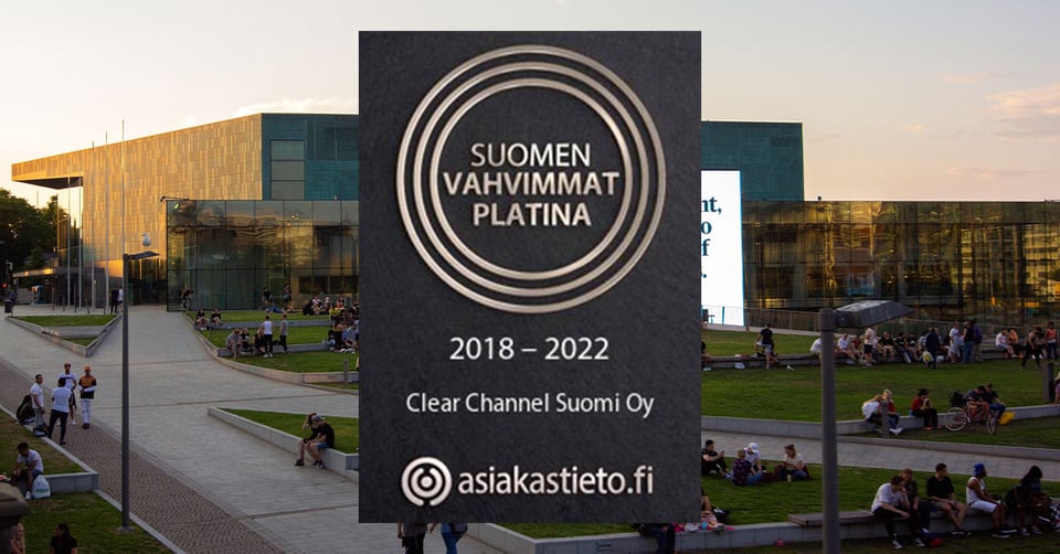 Olemme saavuttaneet arvostetun Suomen Vahvimmat Platina -sertifikaatin
