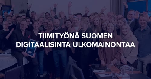 Tiimityönä Suomen digitaalisinta ulkomainontaa