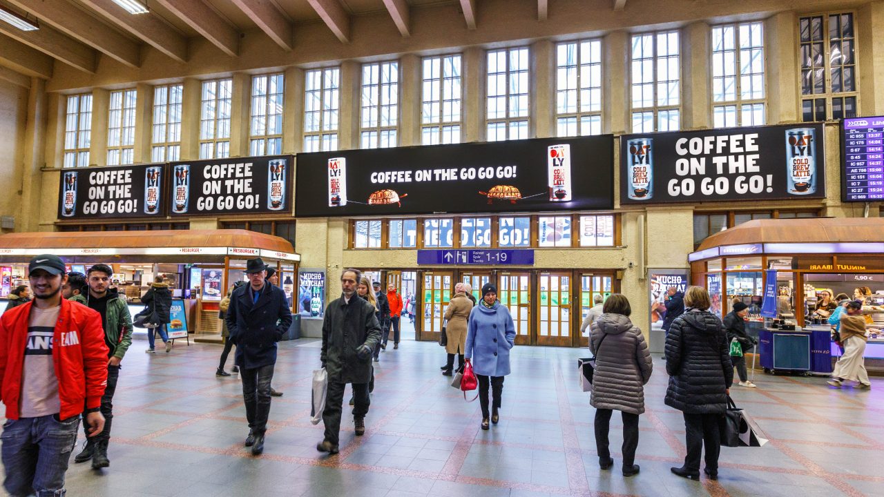 Digitaalinen mainos — the grand central