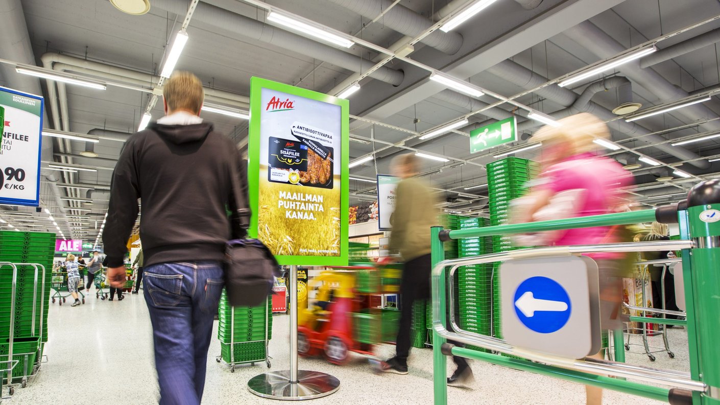 Mainonta ruokakaupassa ohjaa ostopäätöksiä