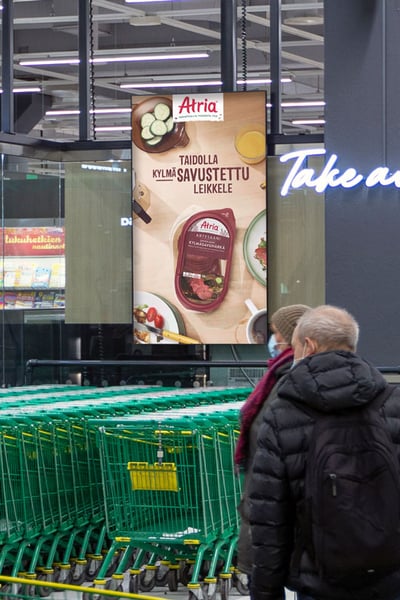 Atrian mainos Store digital pinnassa
