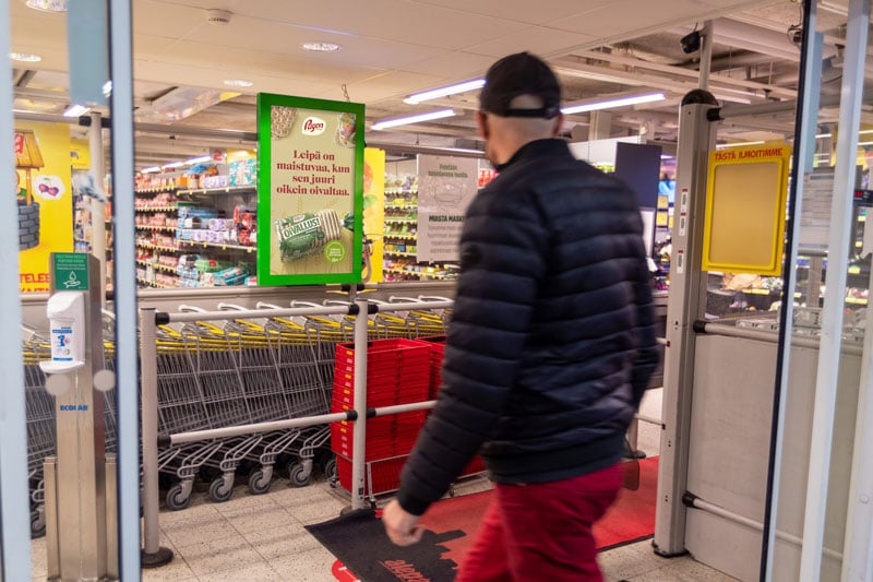 pågenin mainos Store digital pinnassa