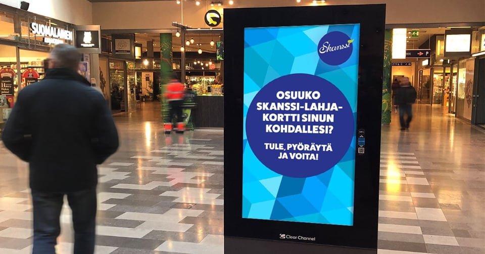 Skanssi valitsi dynaamisen ulkomainoskampanjan tukemaan lanseerausta